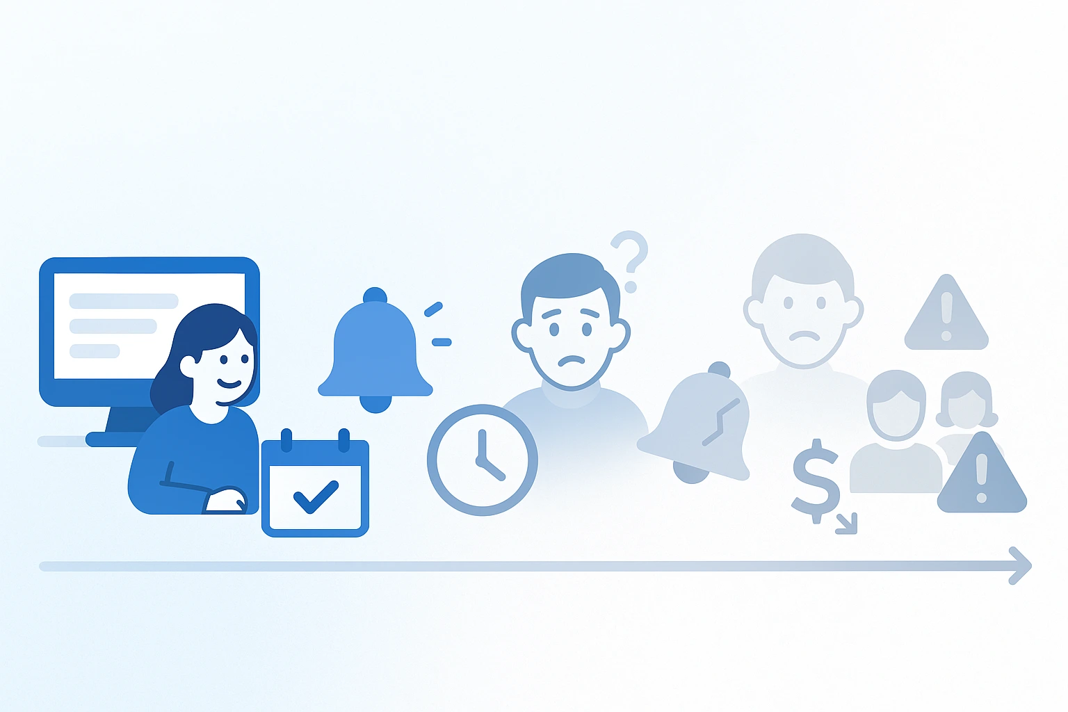 Timeline infographic showing how grant data becomes stale over 24-168 hours